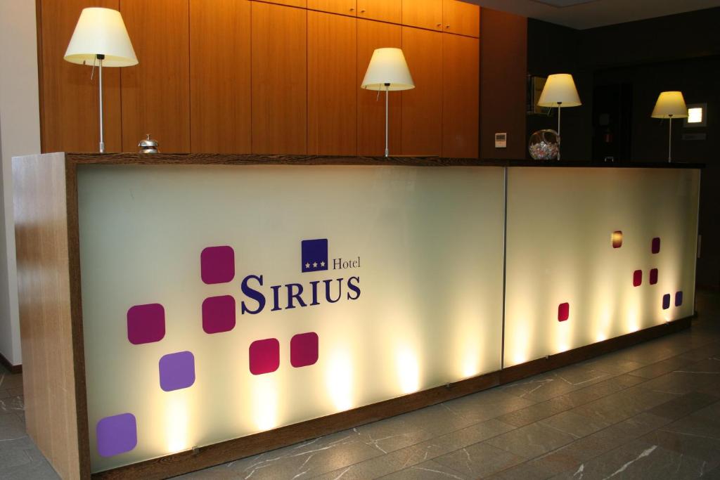 Certifikát, hodnocení, plakát nebo jiný dokument vystavený v ubytování Hotel Sirius