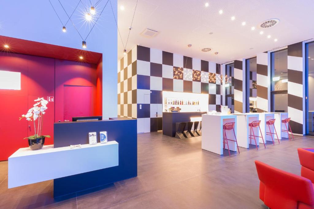 Posezení v ubytování ibis Styles Basel City
