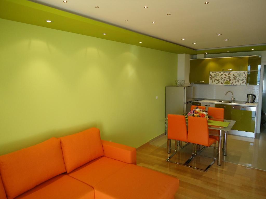 Kuchyň nebo kuchyňský kout v ubytování Villa Grgo Apartments