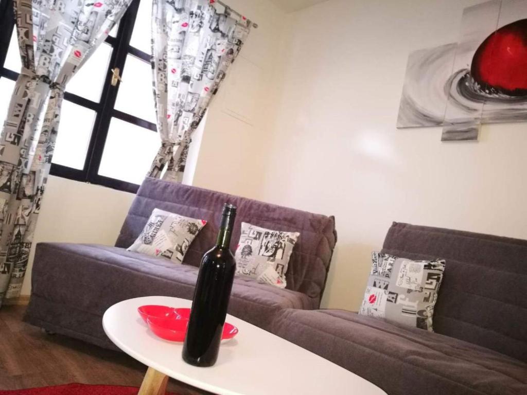 Posezení v ubytování Balkaneros Hostel