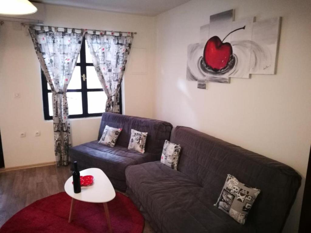 Posezení v ubytování Balkaneros Hostel