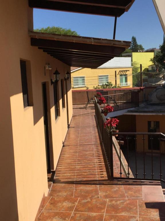 Balkón nebo terasa v ubytování Posada Quinta Alejandra