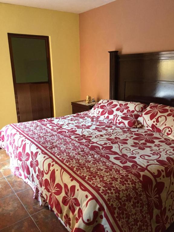 Postel nebo postele na pokoji v ubytování Posada Quinta Alejandra