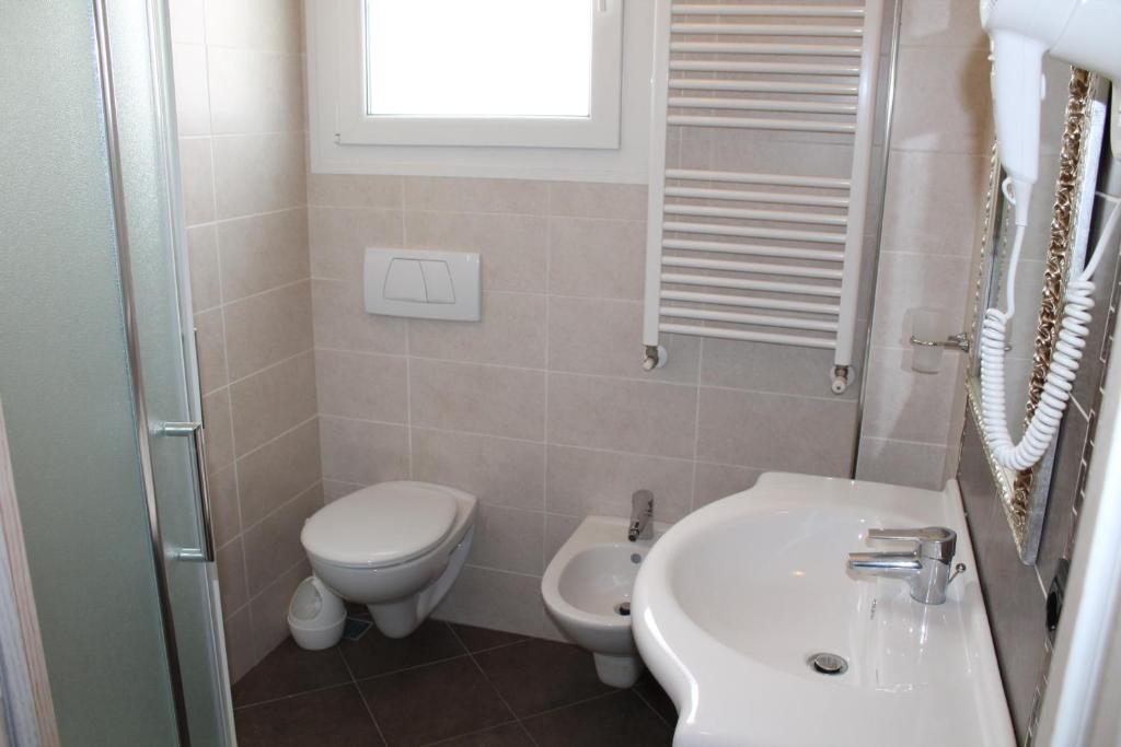 Koupelna v ubytování Hotel Oblio