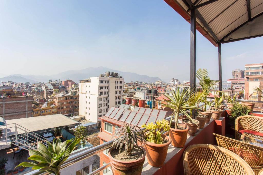 Balkón nebo terasa v ubytování Hotel Jay Suites