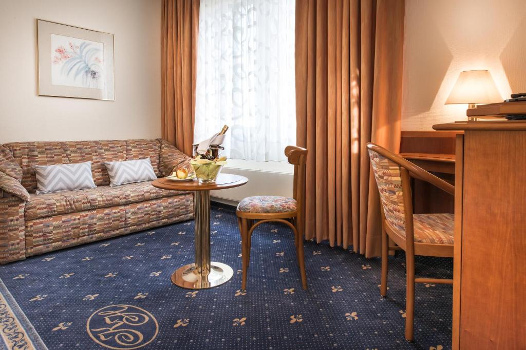 Posezení v ubytování Akzent Hotel Köhler