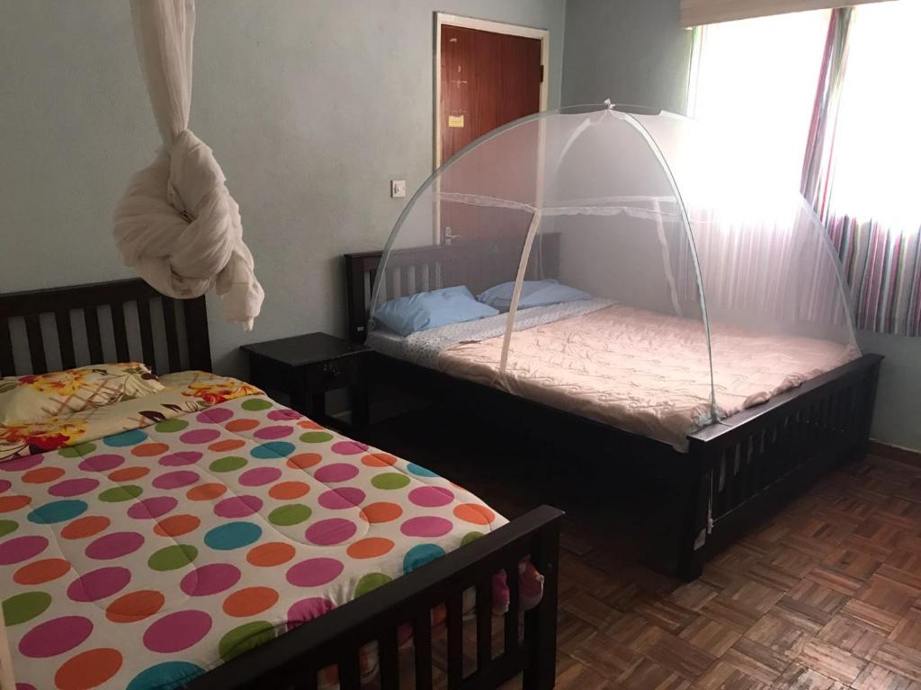 Postel nebo postele na pokoji v ubytování Teule Guest House