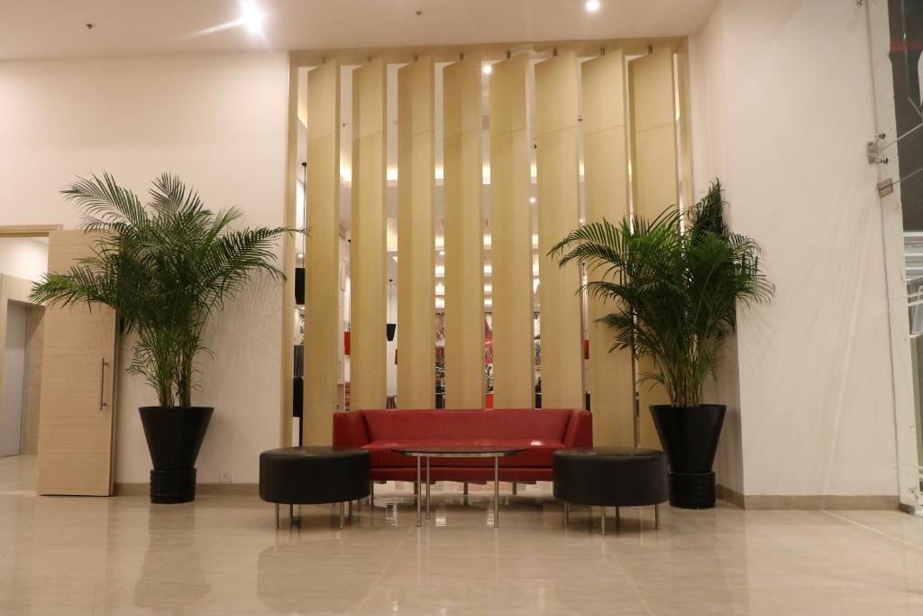Posezení v ubytování Red Fox by Lemon Tree Hotels, Sector 60, Gurugram