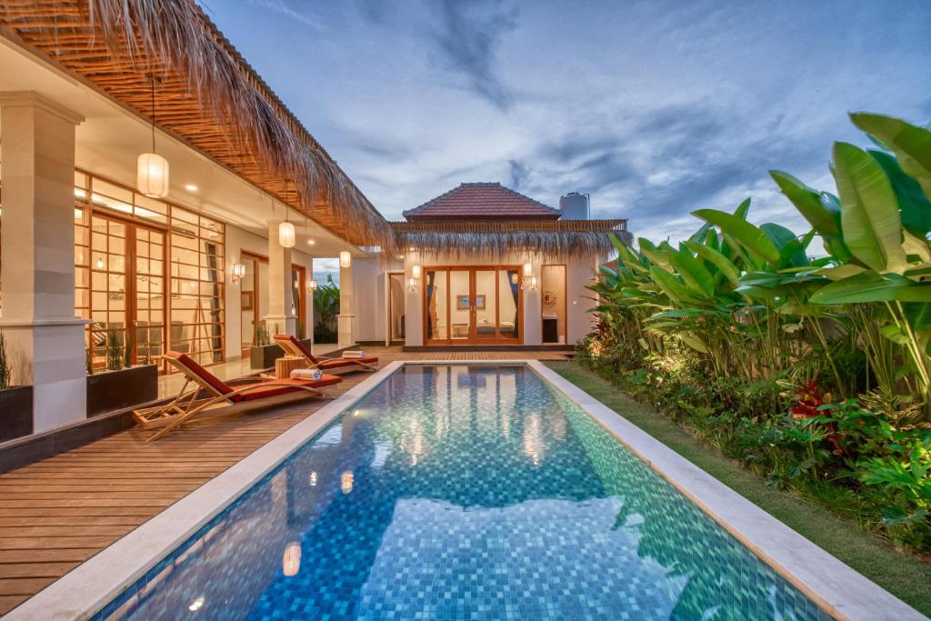 Japanese Inspired modern 3 BD Villa with Private Pool, Sauna & BBQ ...