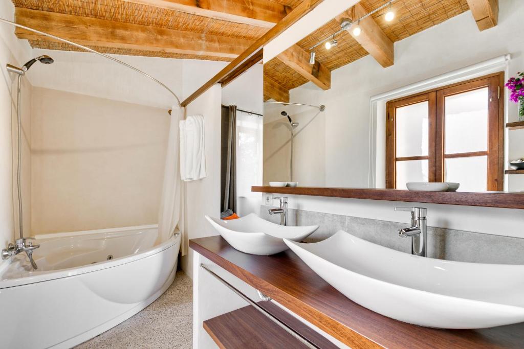 Agroturisme Son Pons - Jacuzzi privado en la habitación en Búger