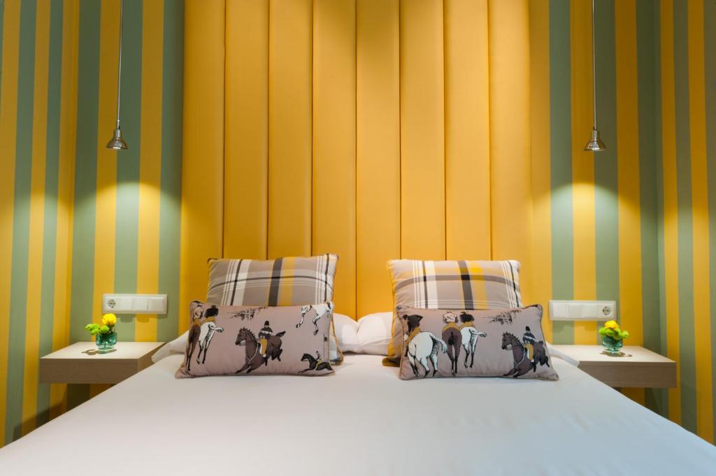 Postel nebo postele na pokoji v ubytování BacHome Terrace B&B