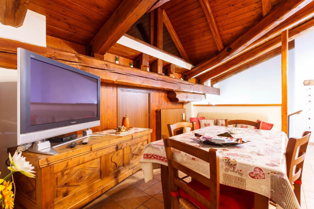 TV a/nebo společenská místnost v ubytování Casa Martin