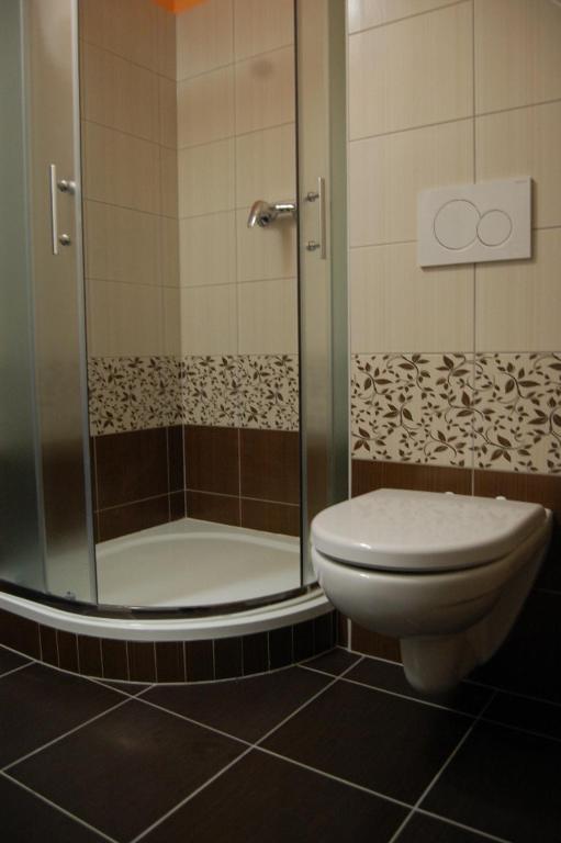 Koupelna v ubytování Vila Pavlínka apartmány Losiny
