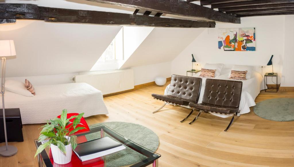 Posezení v ubytování Galerie Hotel Dis