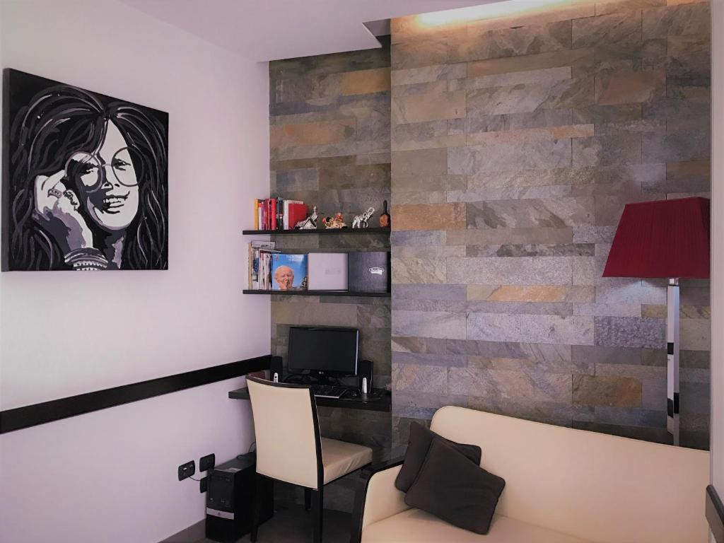 Posezení v ubytování Hotel Visagi