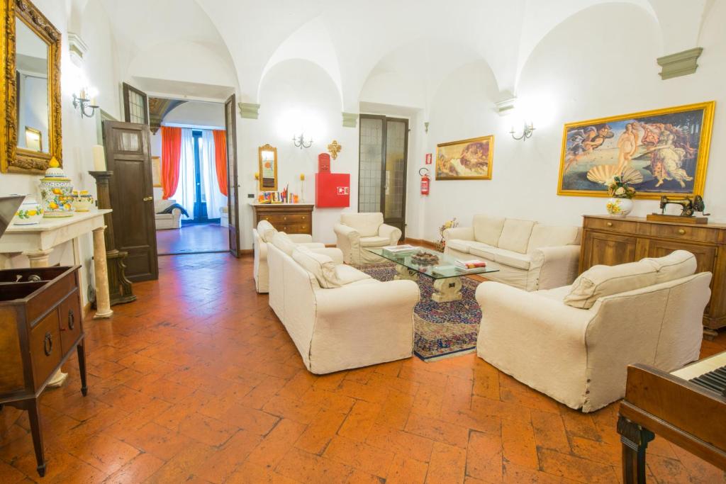 Posezení v ubytování Hotel Vasari