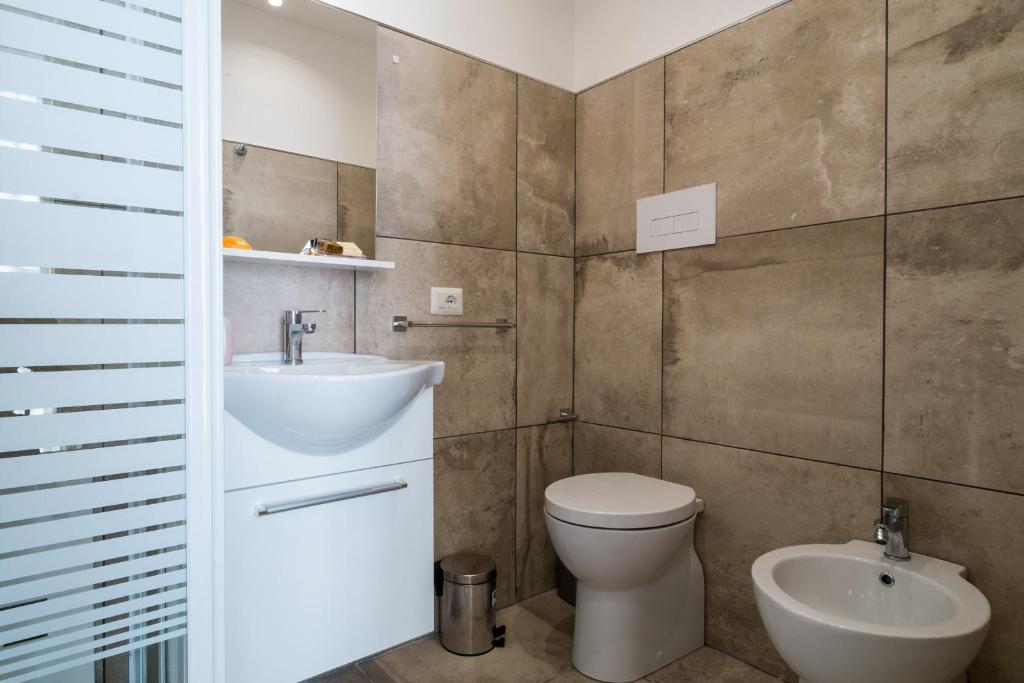 Koupelna v ubytování Ai Lattarini House