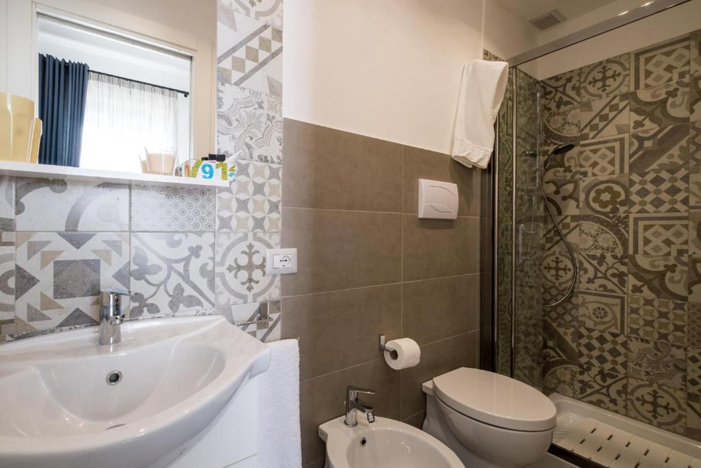 Koupelna v ubytování Ai Lattarini House