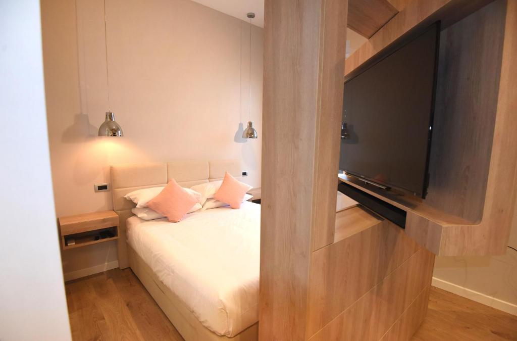 Posteľ alebo postele v izbe v ubytovaní Lux Zadar No.6