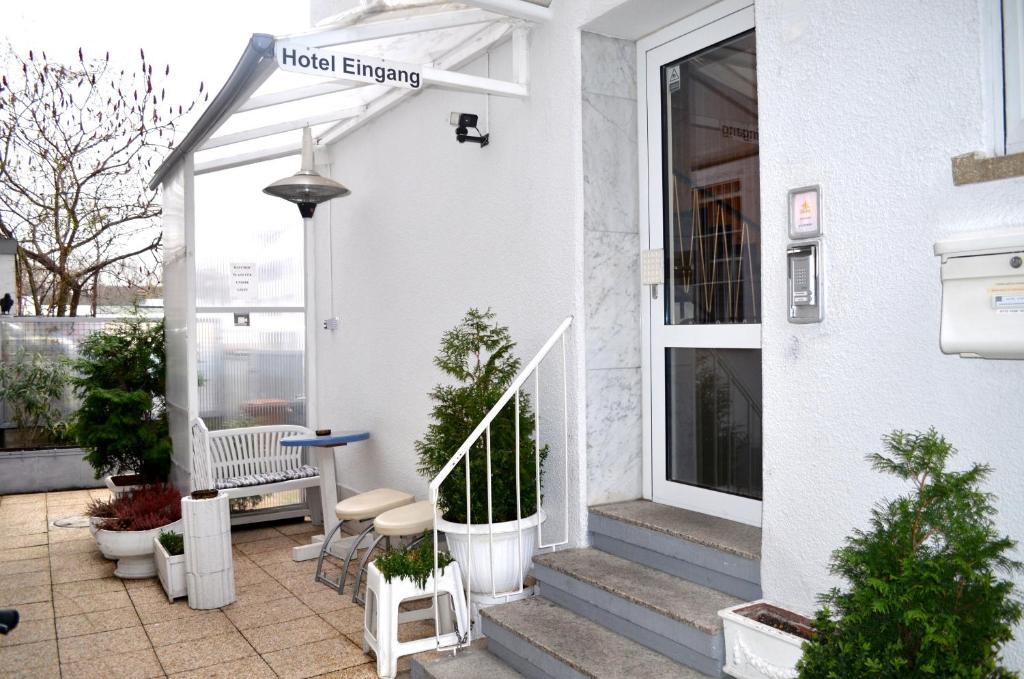 Balkón nebo terasa v ubytování Hotel Stern