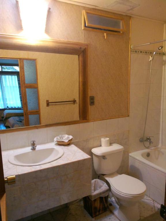Koupelna v ubytování Hotel Manavai