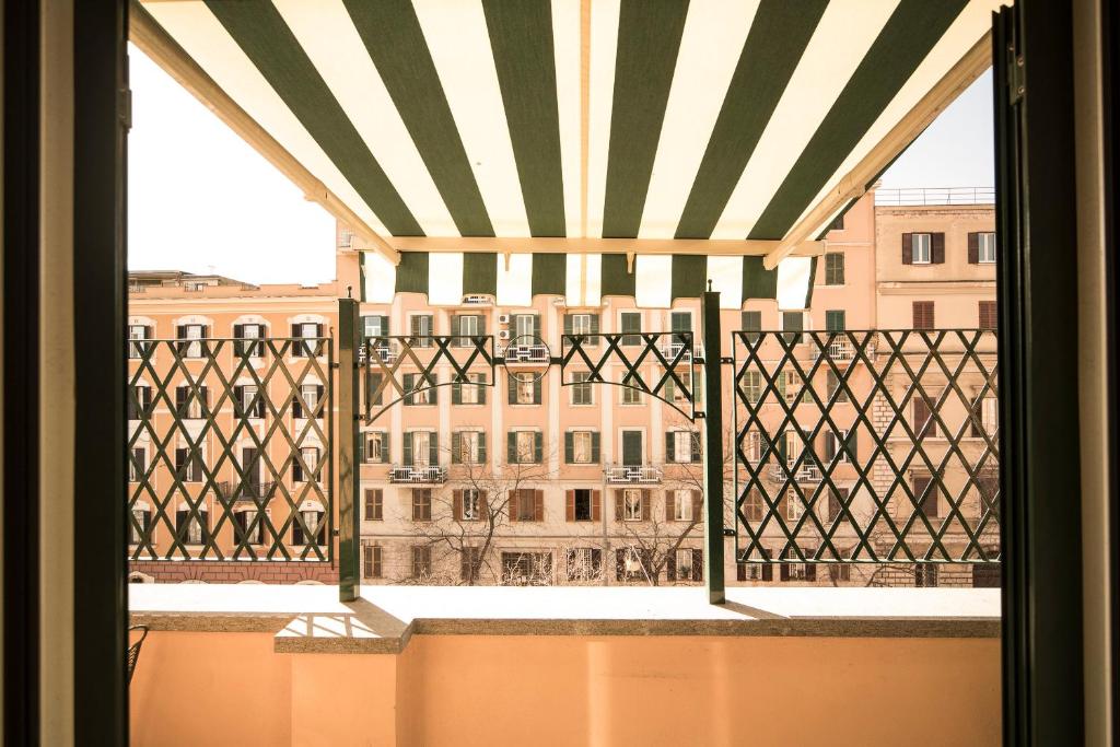 Balkón nebo terasa v ubytování Hotel Donatello