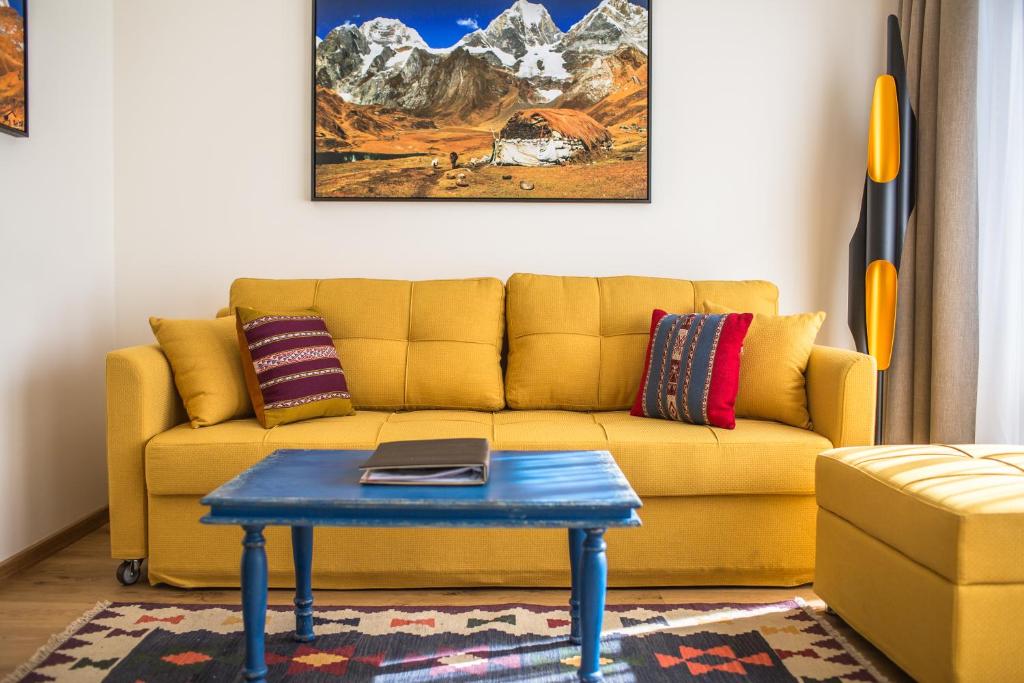 Posezení v ubytování Hotel Andino