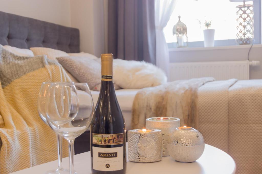Nápoje v ubytovaní VIU Velvet Apartment