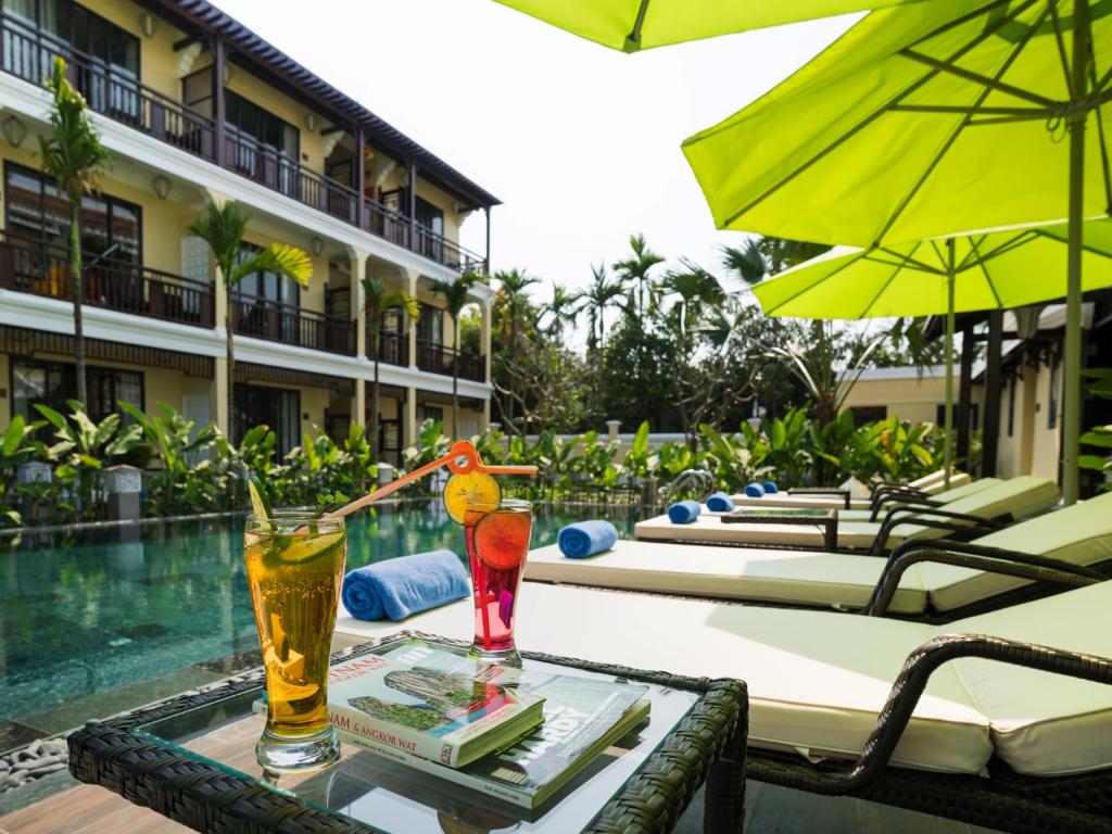 Bazén v ubytování Hoi An Field Boutique Resort & Spa nebo v jeho okolí