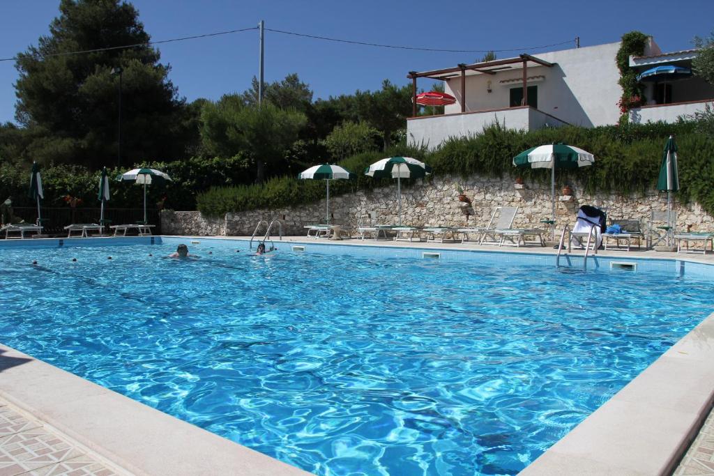 duży basen z osobami w nim w obiekcie Villaggio Passo Dell'Arciprete w mieście Vieste