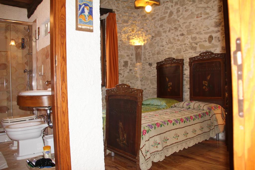 Koupelna v ubytování Residenza d'Epoca Borgodifiume