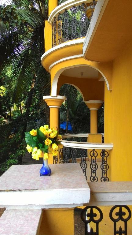 Balkón nebo terasa v ubytování Antonio's Residency Goa