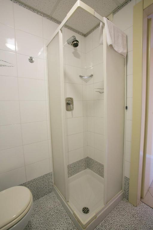 Koupelna v ubytování Hotel Salsello