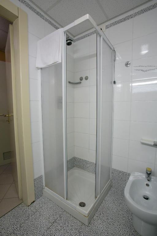 Koupelna v ubytování Hotel Salsello