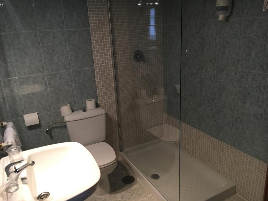 Koupelna v ubytování Hostal El Pinar