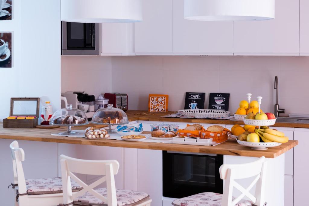 Jedlo v ubytovaní bed & breakfast alebo blízkom okolí
