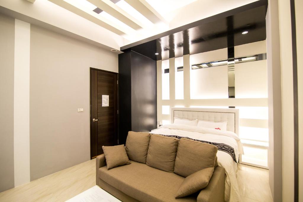 Posezení v ubytování Ai Lian Shan Shui Homestay