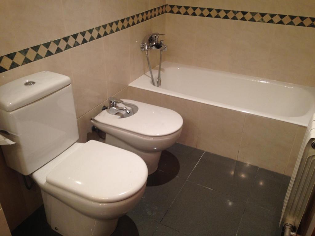 Koupelna v ubytování Apartaments Vicus 1 con vistas a la Plaza Mayor de Vic