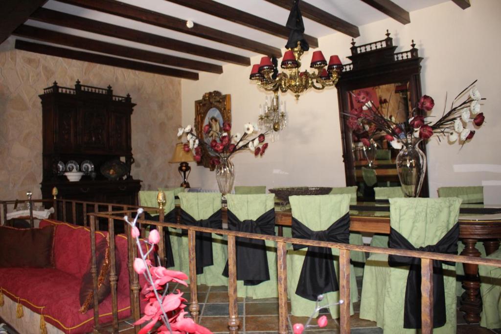 Posezení v ubytování Casa Rural Mendoza