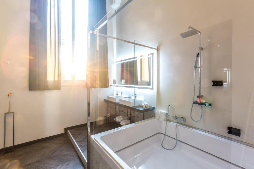 Koupelna v ubytování Hotel The Haven Roma
