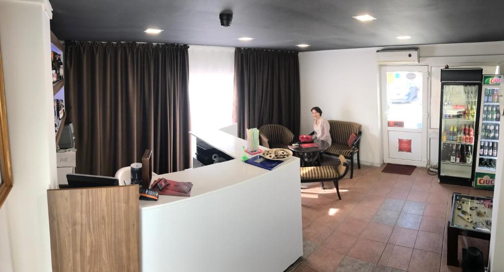 Posezení v ubytování Hotel Mon Caprice
