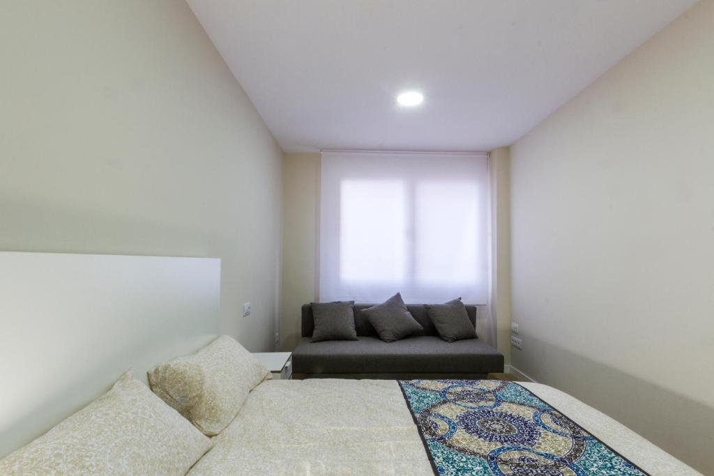 Postel nebo postele na pokoji v ubytování Apartamento Plazalema
