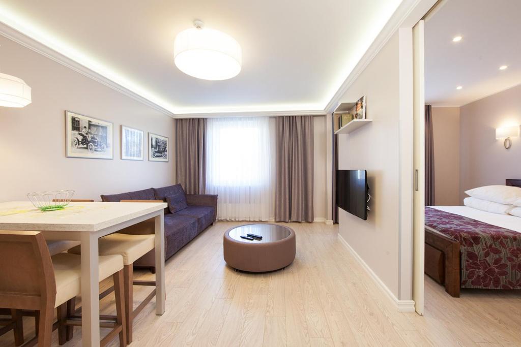 Postel nebo postele na pokoji v ubytování MyApartments