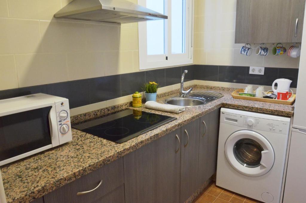 Kuchyňa alebo kuchynka v ubytovaní Apartamento San Jacinto