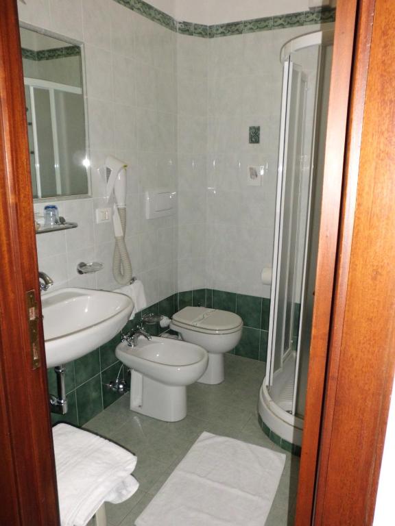 Koupelna v ubytování Hotel 5 Terre