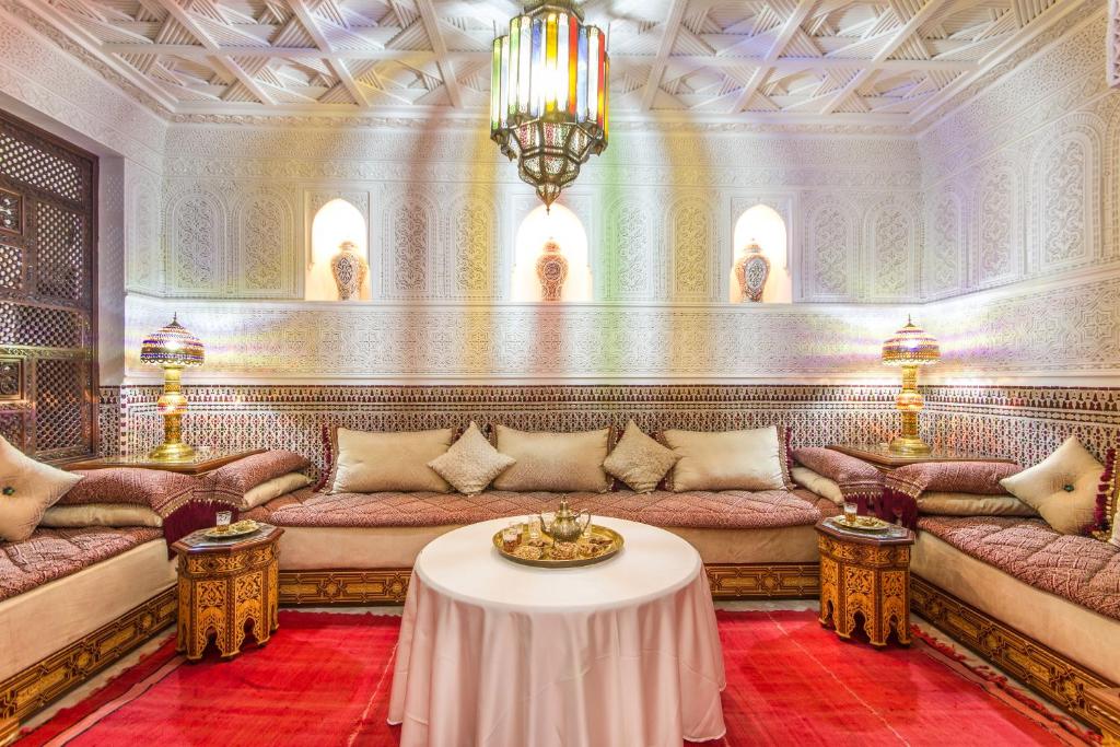 Un lugar para sentarse en Riad Lamya Marrakech