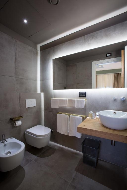 Koupelna v ubytování Hotel Silla