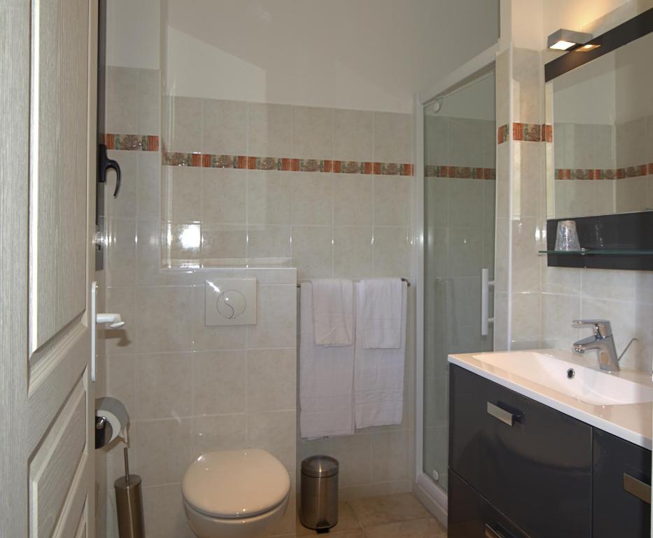 Koupelna v ubytování Auberge des Deux Sorru