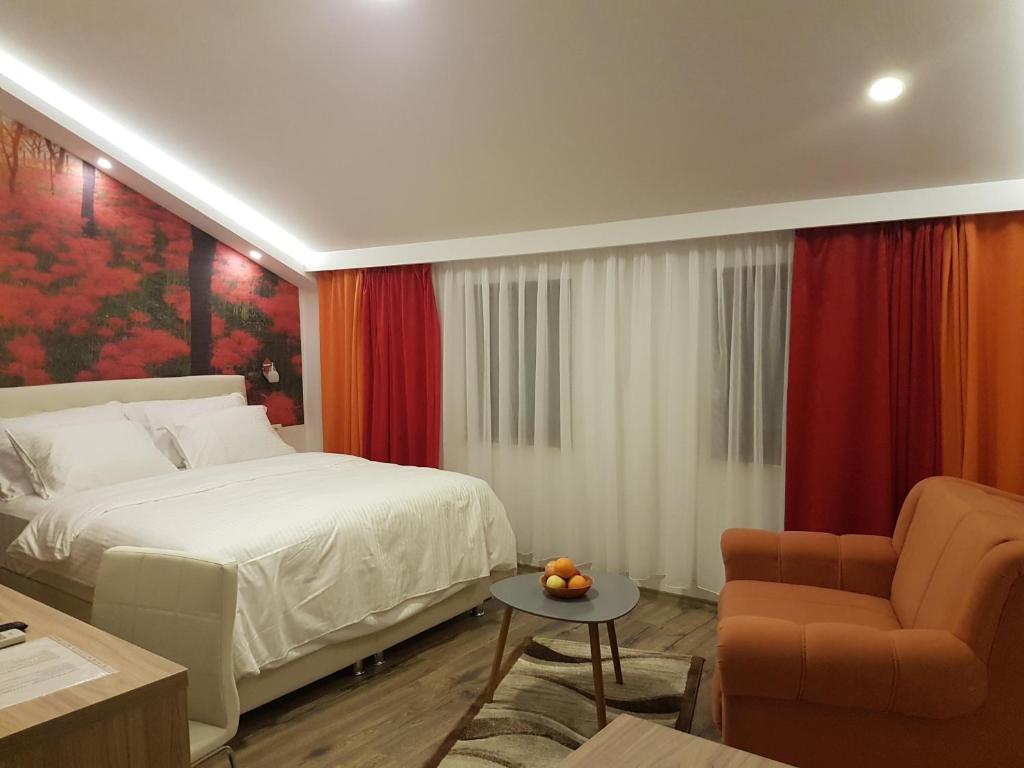 Posezení v ubytování Villa Cardak