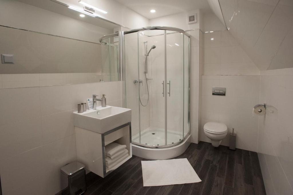 Kúpeľňa v ubytovaní Hotel Talizmán